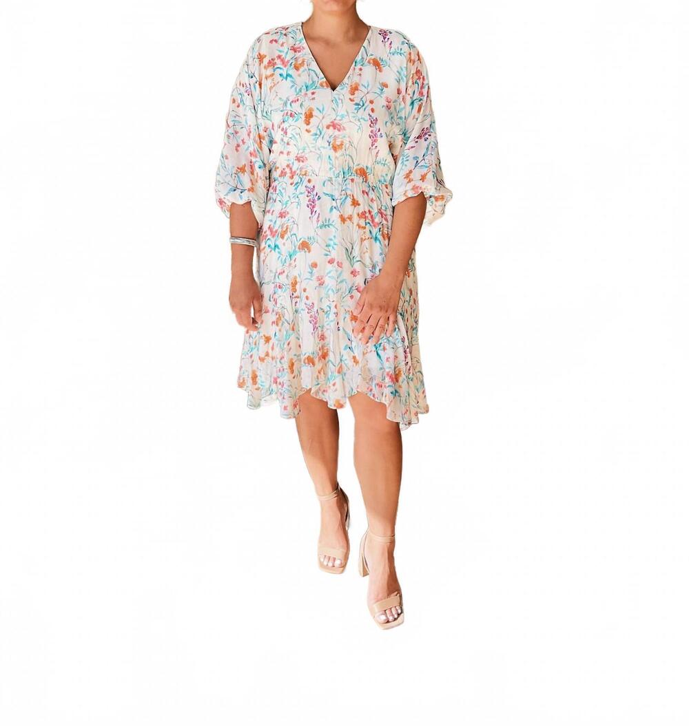 NEW LIME N CHILI ditsy flare dress ii in floral